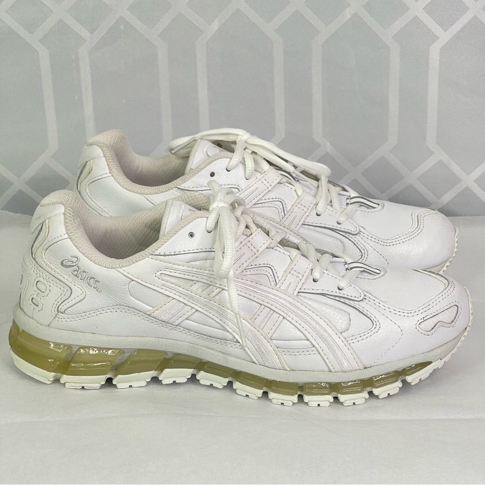 ASICS Gel-Quantum 360 5 Triple White Leather Sneakers Women’s Size 10.5
